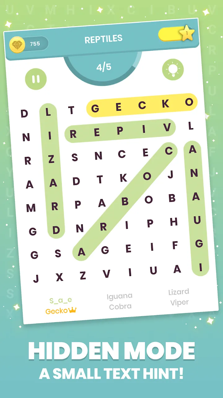 Zrzut ekranu z gry Word Search